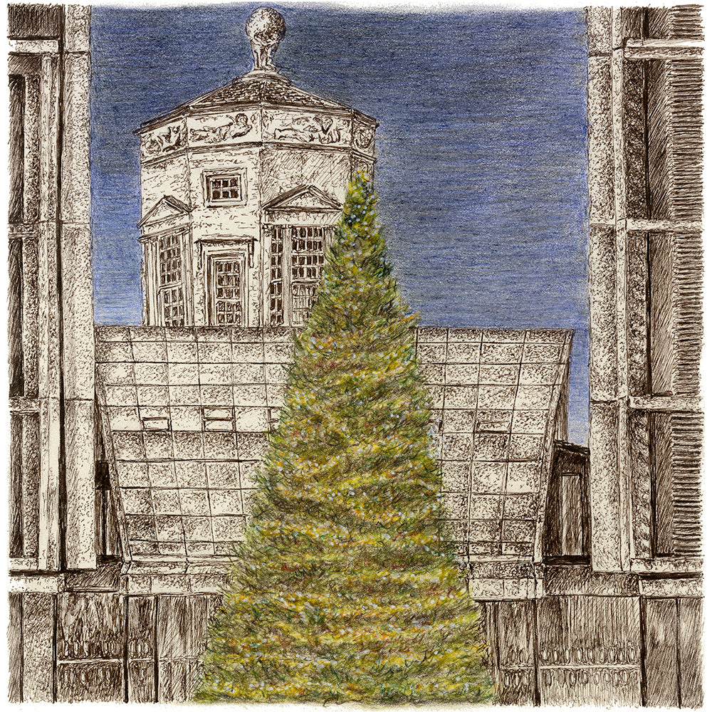 2026 Christmas Card - Radcliffe Observatory and Mathematical Institute, Oxford *Pre-order*