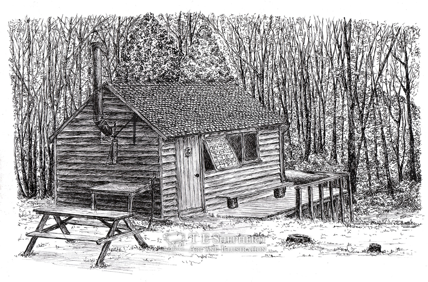 The Wytham Studio, Wytham Woods, Oxfordshire