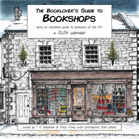 The Booklover's Guide to Bookshops 2024 Wall Calendar
