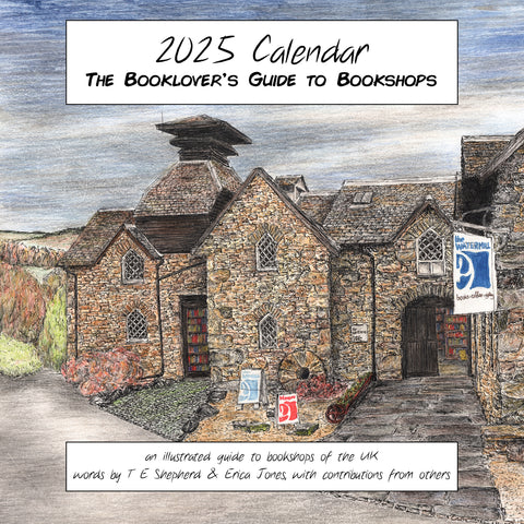 The Booklover's Guide to Bookshops 2025 Wall Calendar