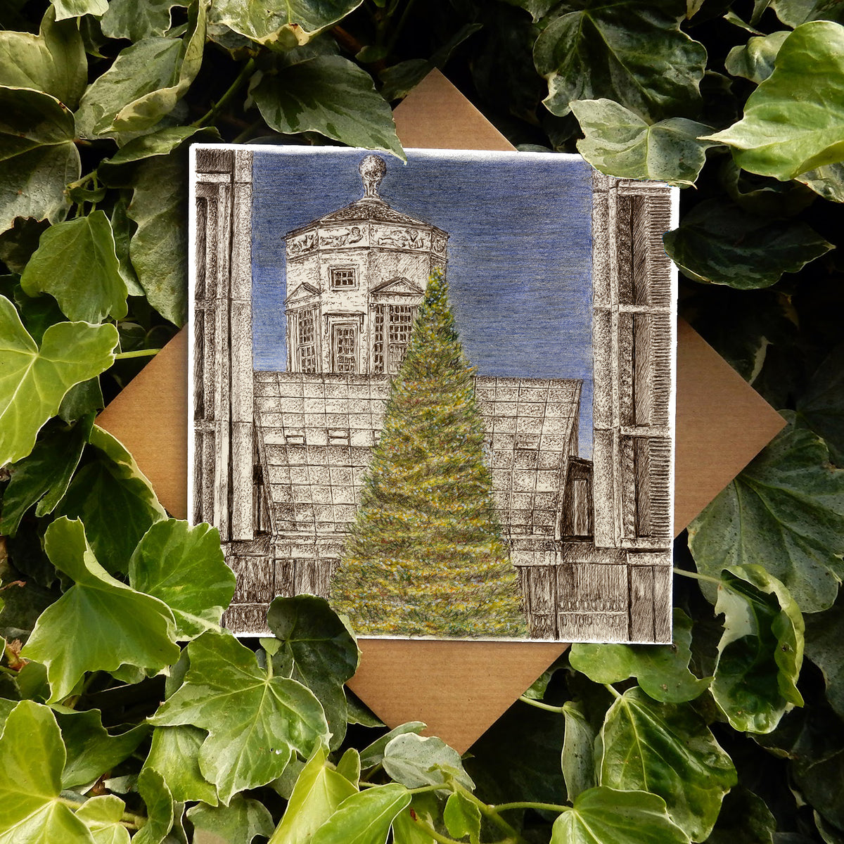 2026 Christmas Card - Radcliffe Observatory and Mathematical Institute, Oxford *Pre-order*