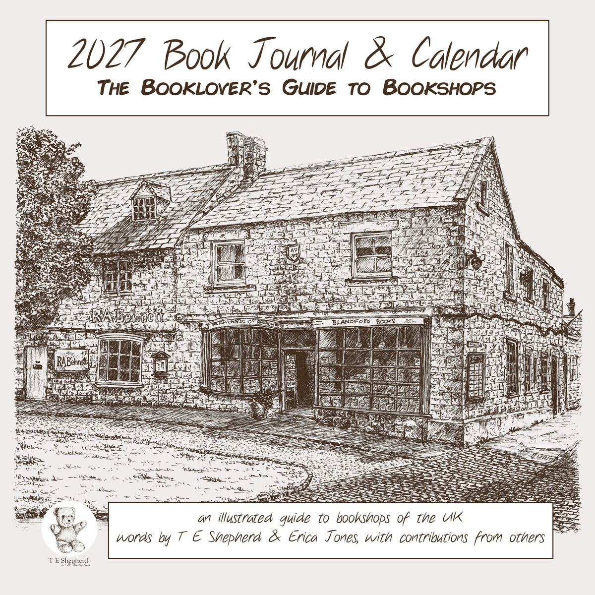 The Booklover's Guide to Bookshops 2027 Book Journal and Calendar