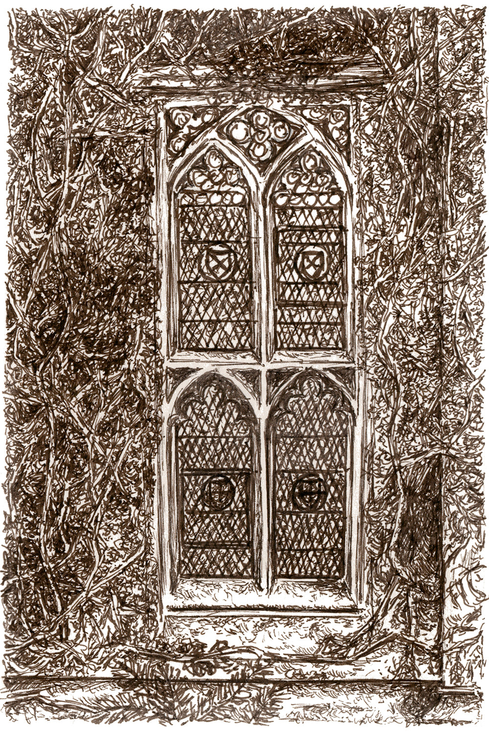 Window, Lincoln College, Oxford