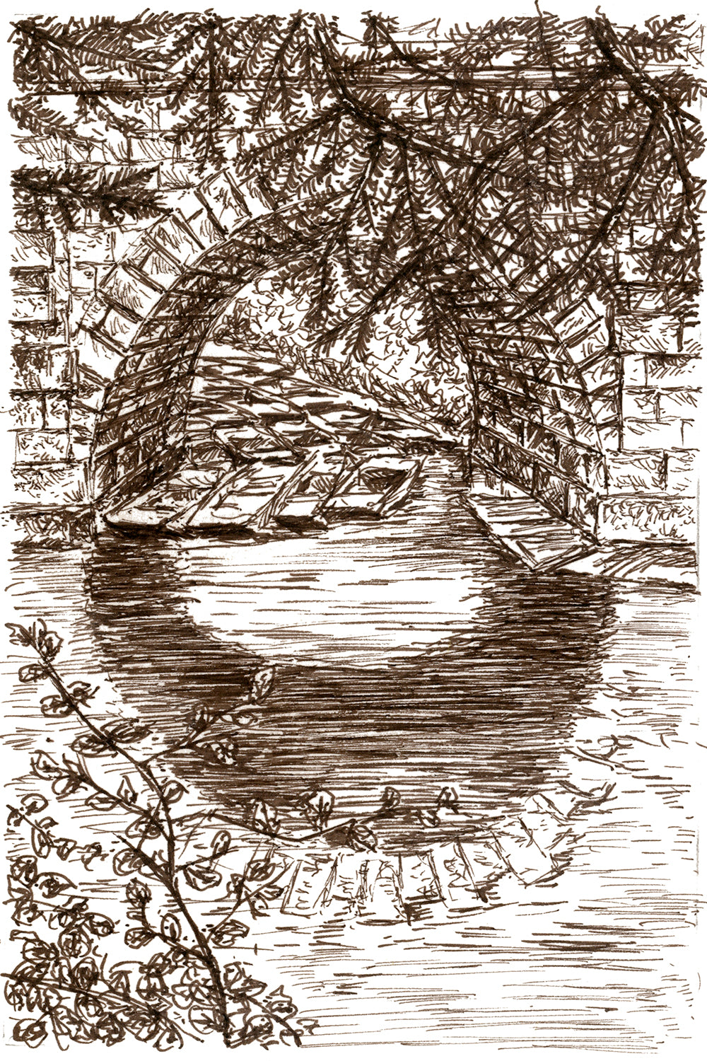 Punts under Magdalen Bridge *Original*