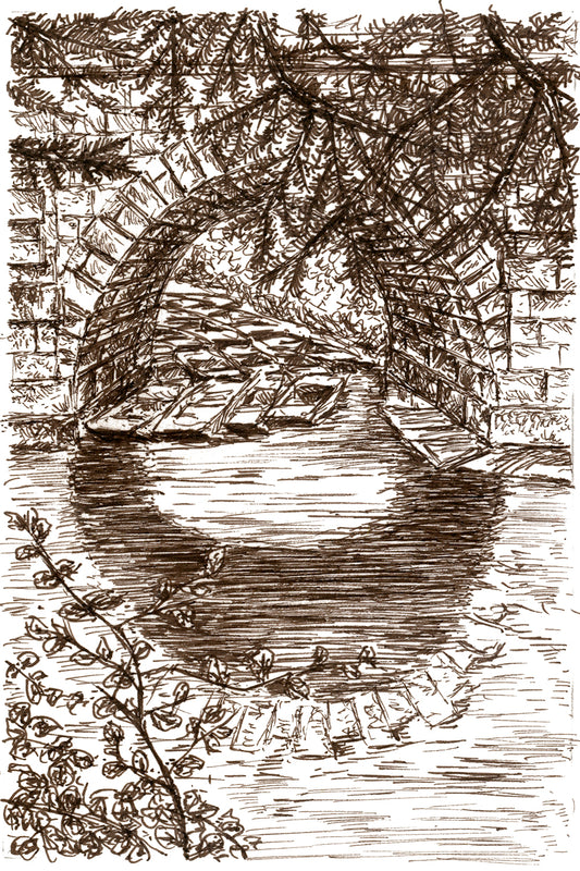 Punts under Magdalen Bridge *Original*