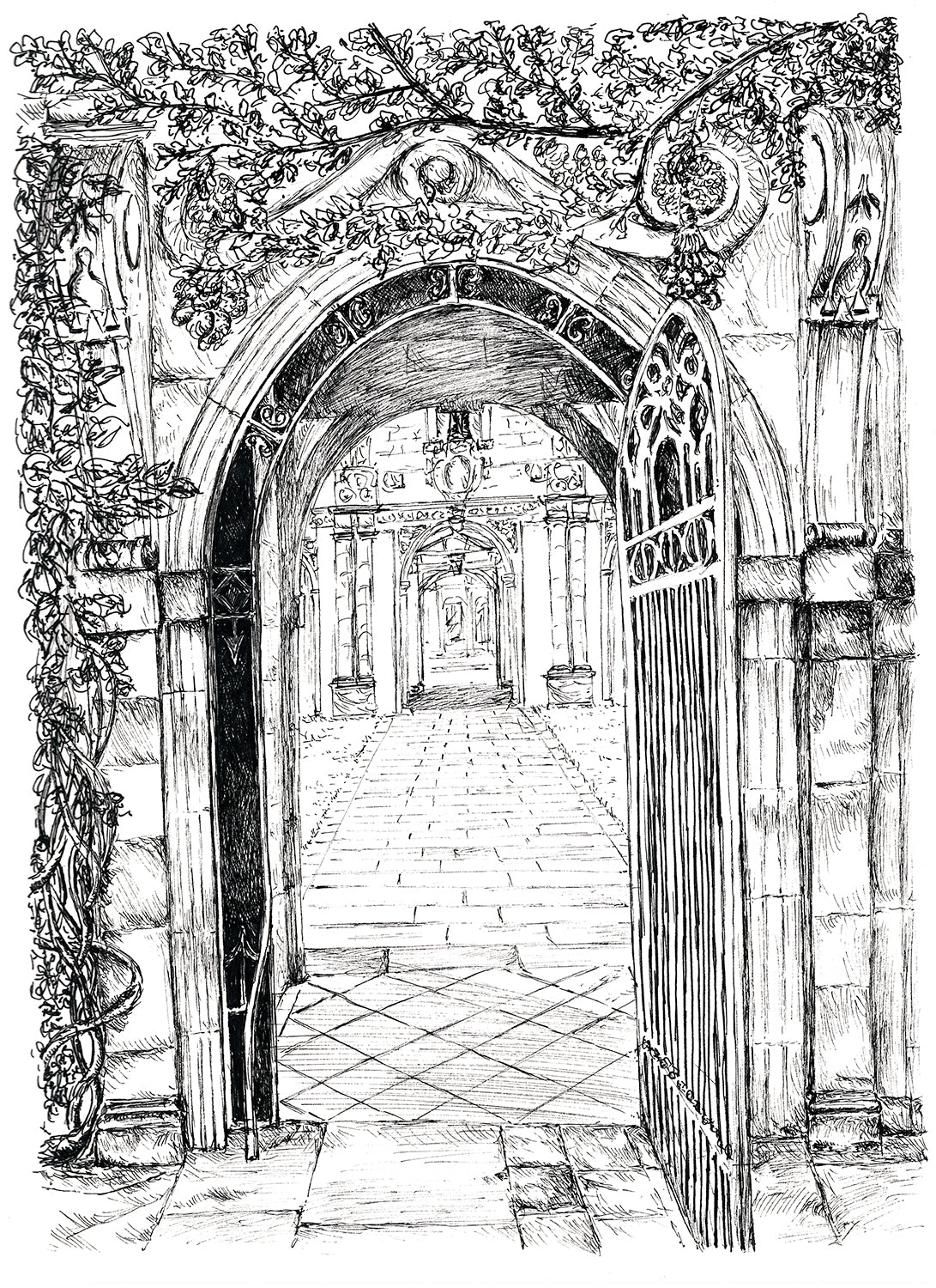 St John's College, Gate to the Fellows Garden