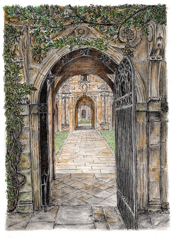 St John's College, Gate to the Fellows Garden