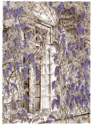 Wisteria Window *Original*