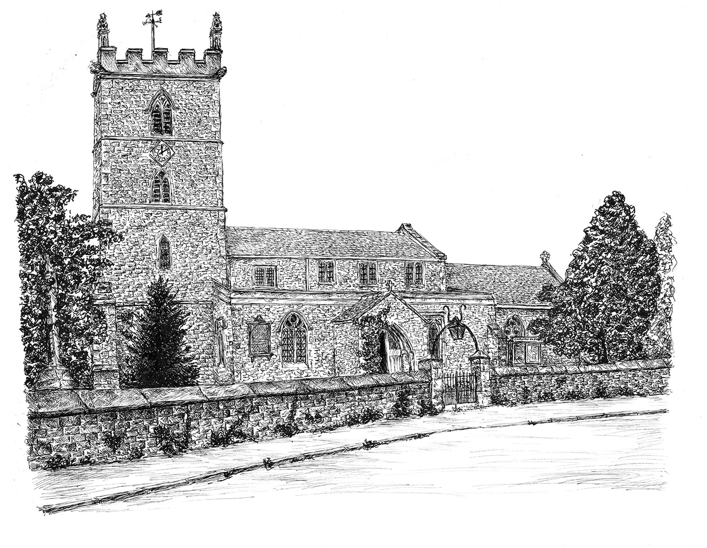 Church of St. Mary, Charlton-on-Otmoor, Oxfordshire *Original*