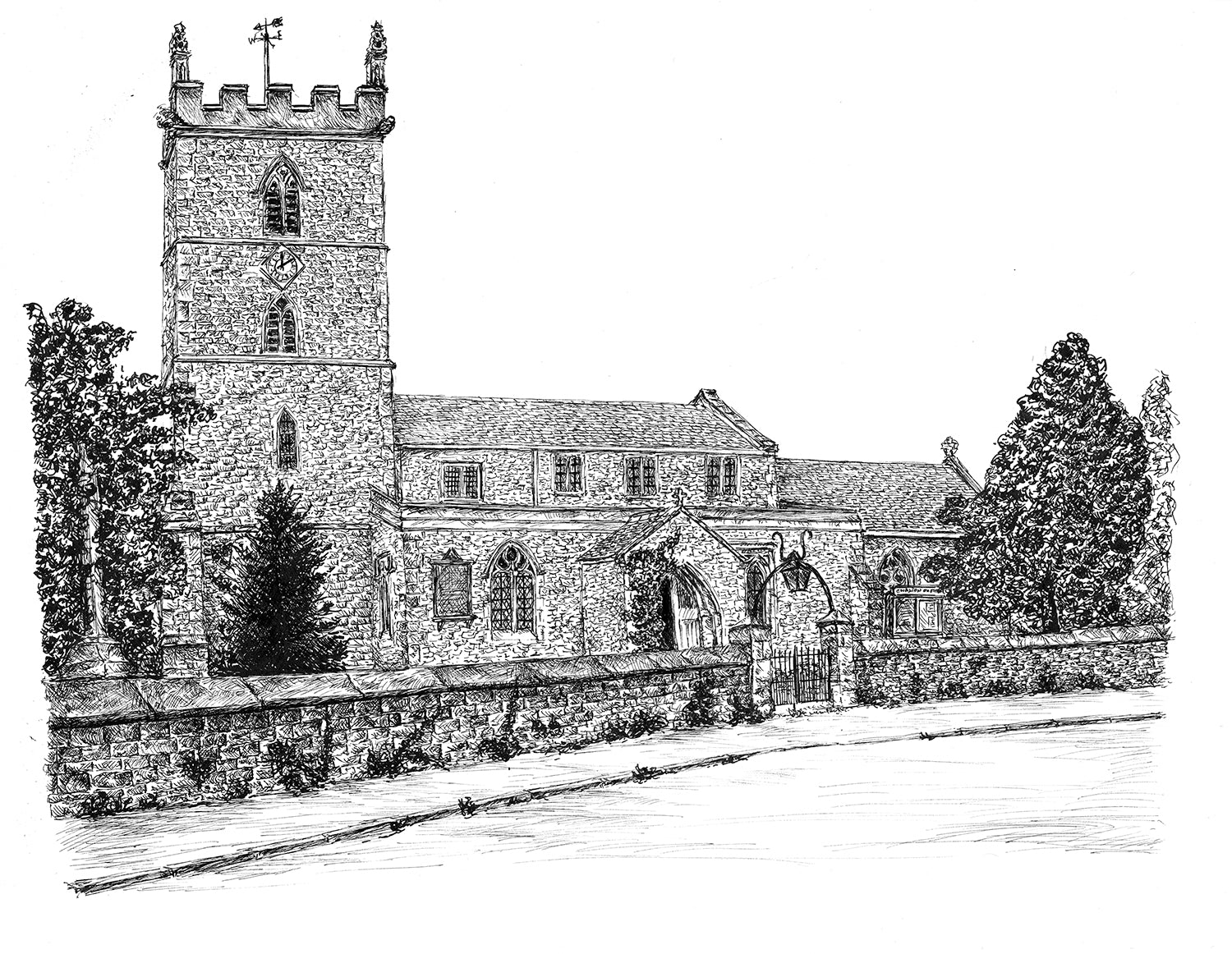 Church of St. Mary, Charlton-on-Otmoor, Oxfordshire *Original*