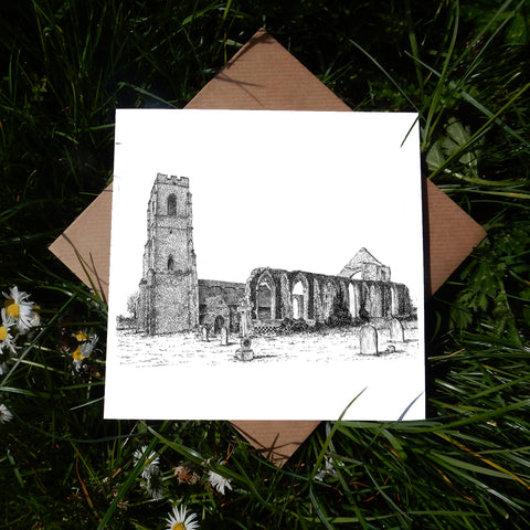 St Andrew's Church, Covehithe, Suffolk Greeting Card