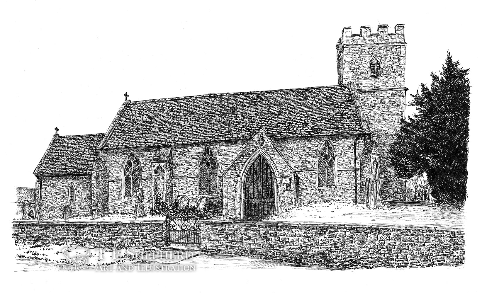 Ducklington Church, Oxfordshire *Original*
