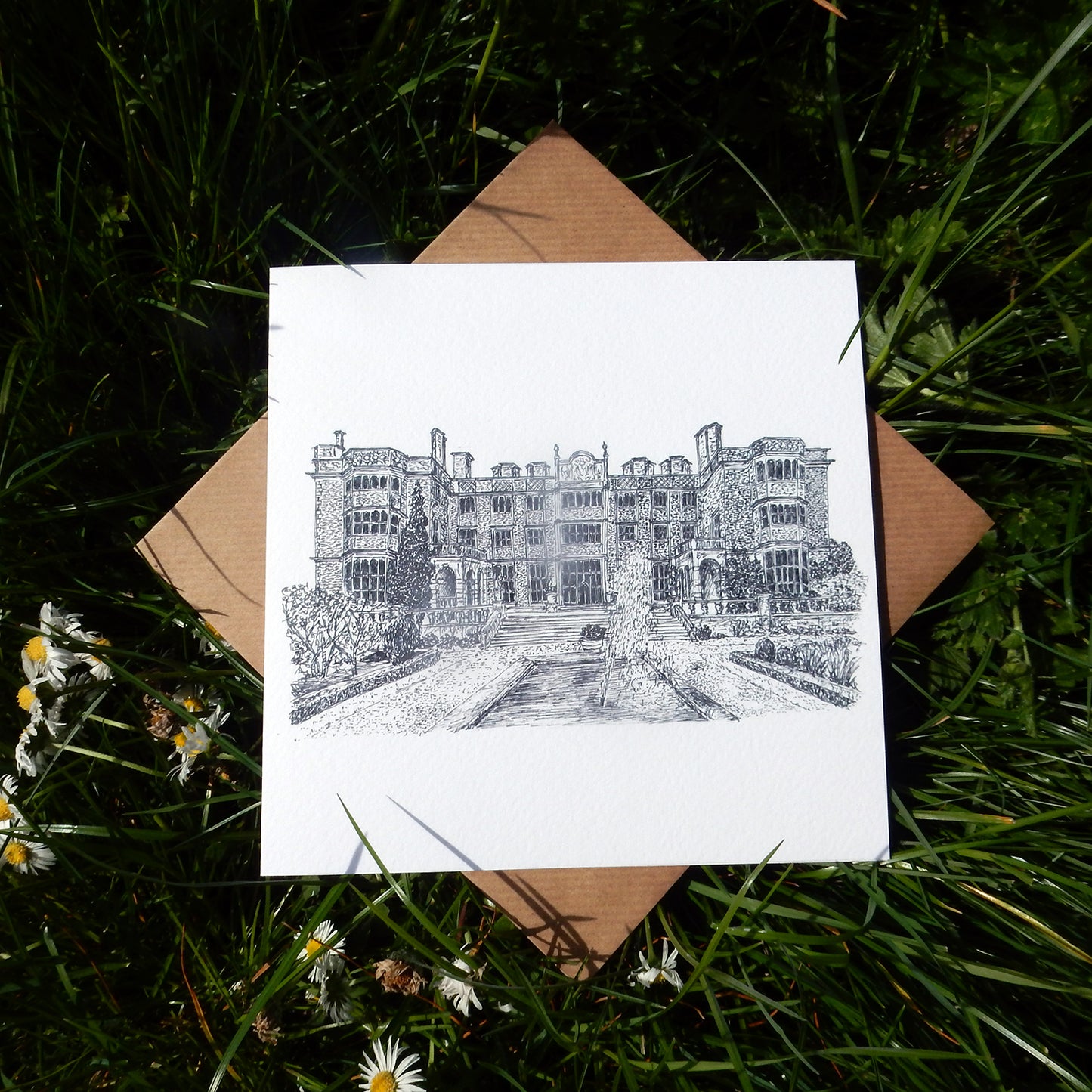 'Eynsham Hall' Greeting Card