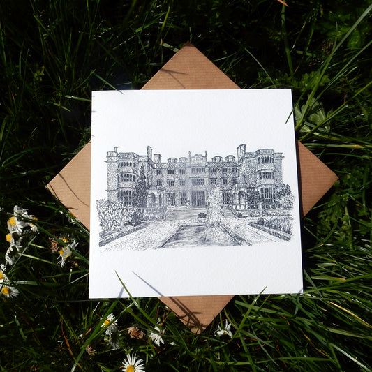 'Eynsham Hall' Greeting Card