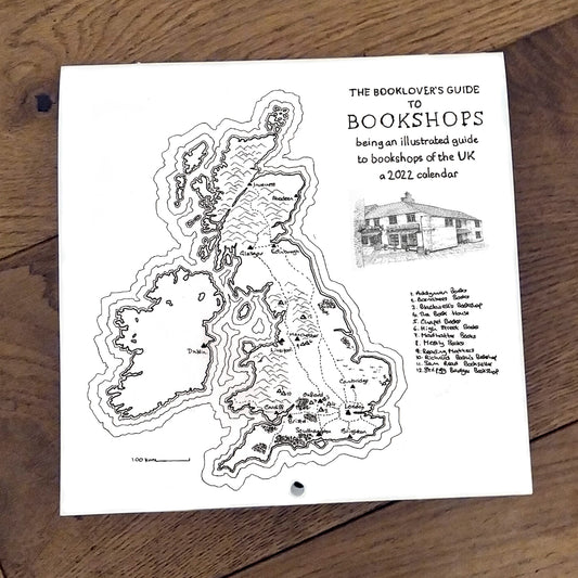 The Booklover's Guide to Bookshops 2022 Wall Calendar