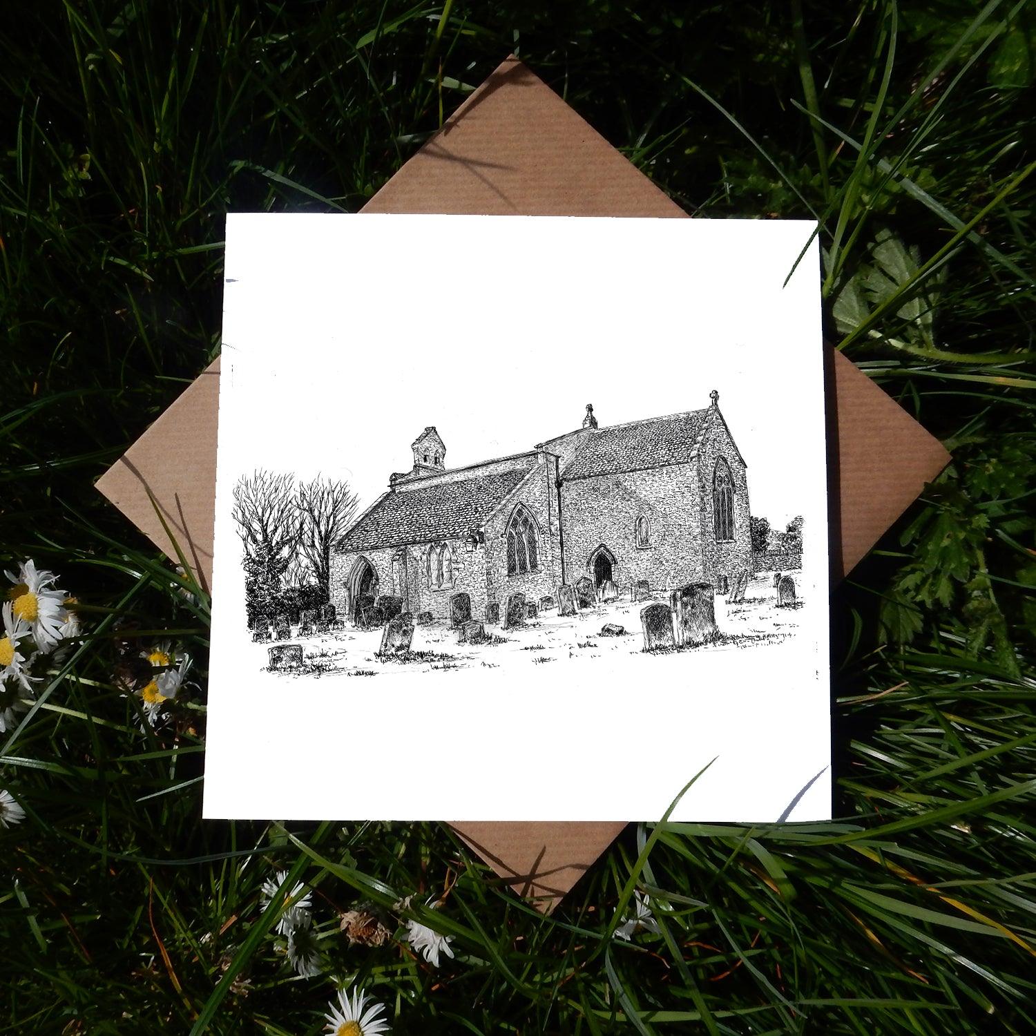 St Mary's Church, Hampton Poyle, Oxfordshire Greeting Card