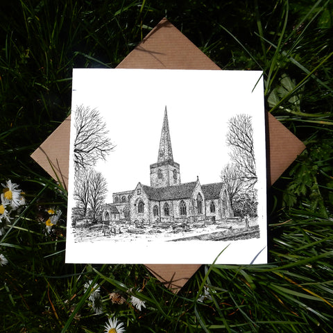 St Mary's Church, Kidlington, Oxfordshire Greeting Card