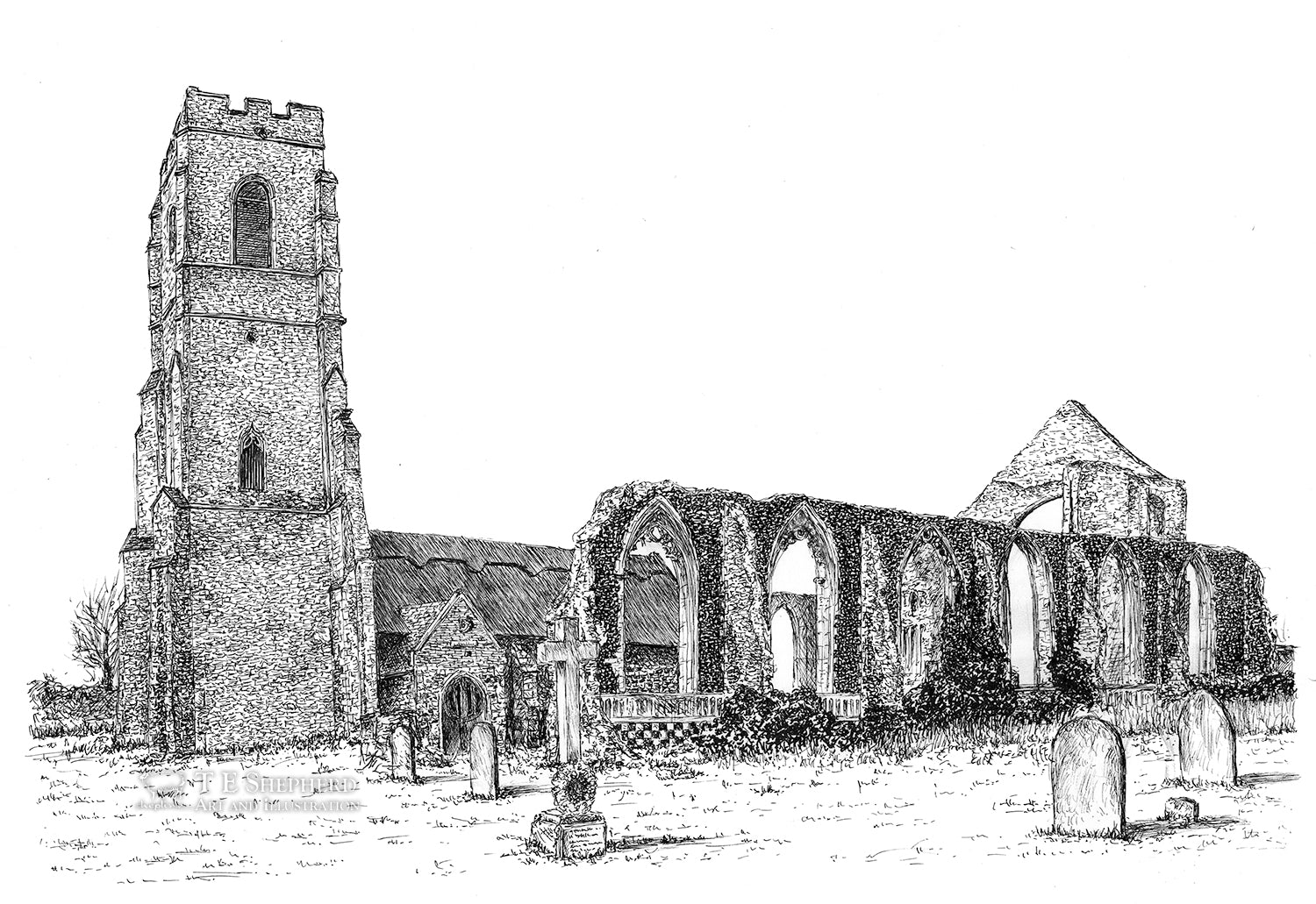Saint Andrew's Church, Covehithe, Suffolk *Original*