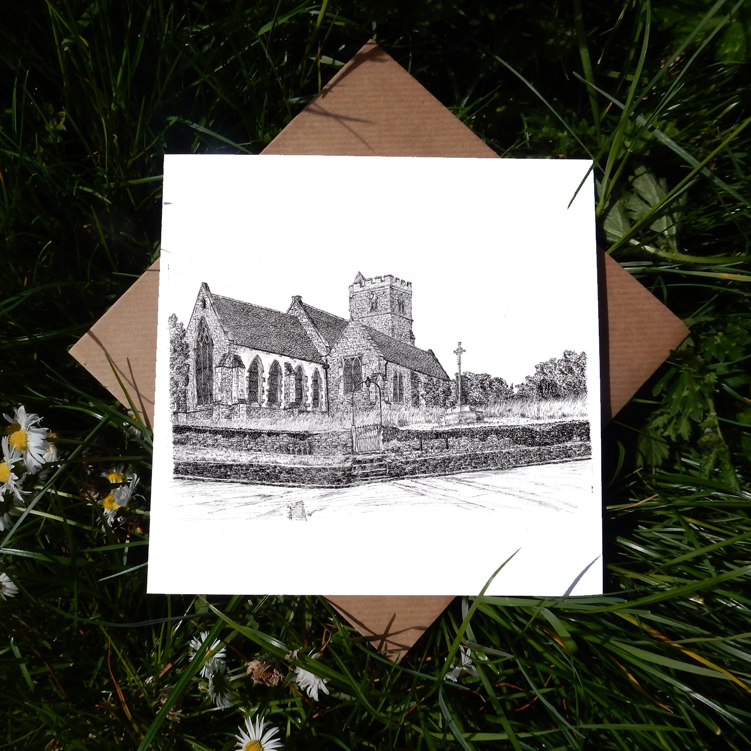 Stanton St John Civil Parish Church, Oxfordshire Greeting Card