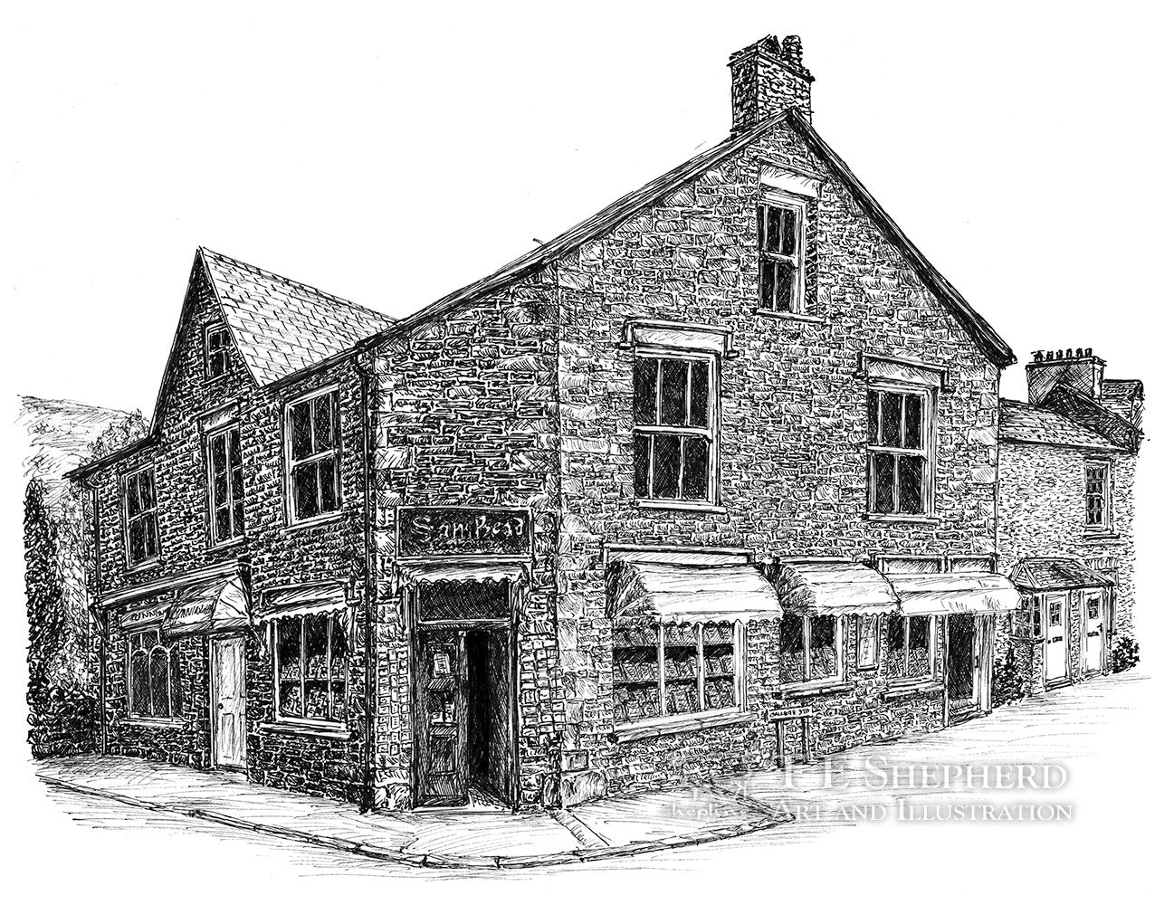 Sam Read Bookselling, Grasmere *Original*