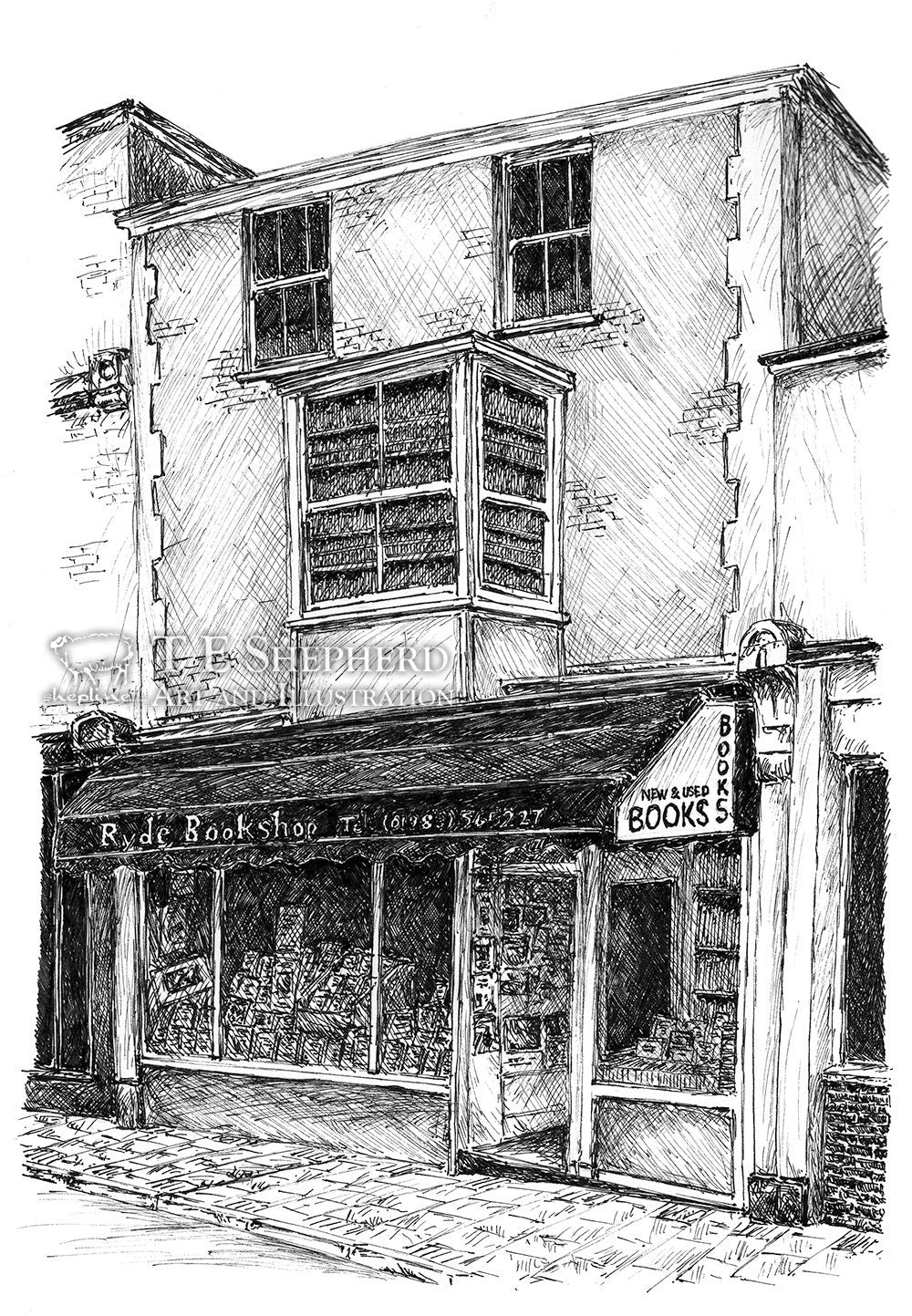 Ryde Bookshop, Isle of Wight *Original*