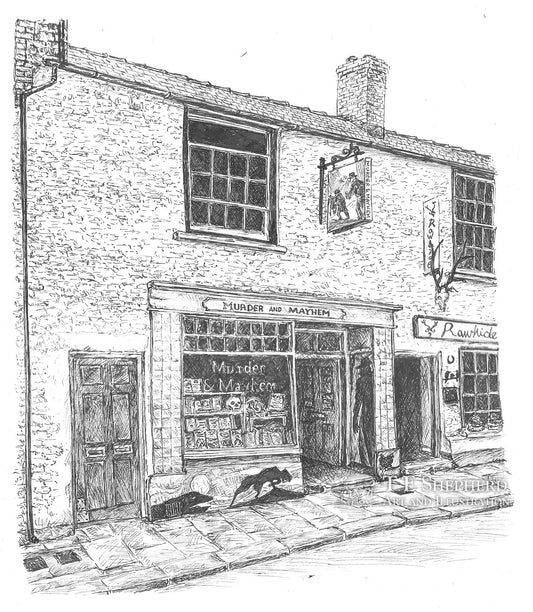 Murder and Mayhem, Hay-on-Wye *Original*