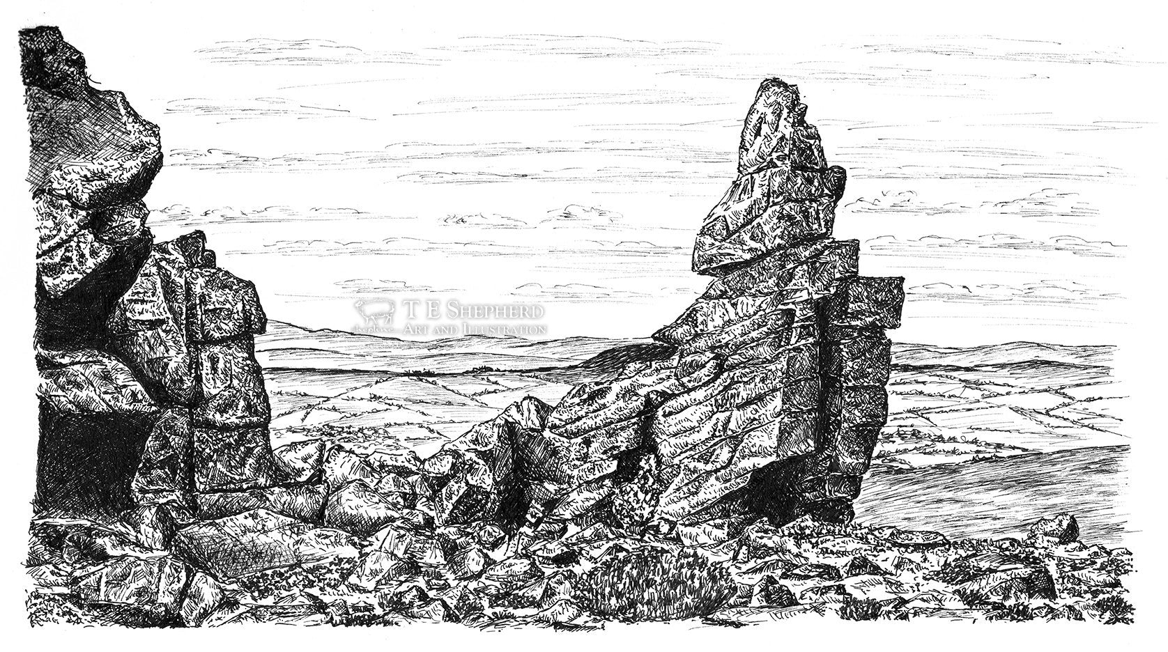 Manstone Rock, Stiperstones, Shropshire *Original*