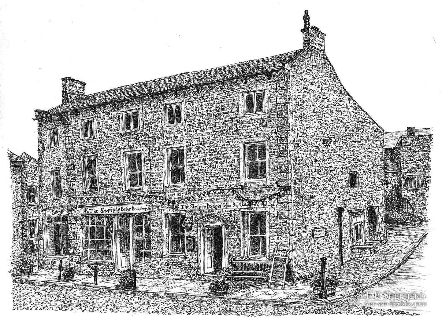 The Stripey Badger Bookshop & Cafe, Grassington