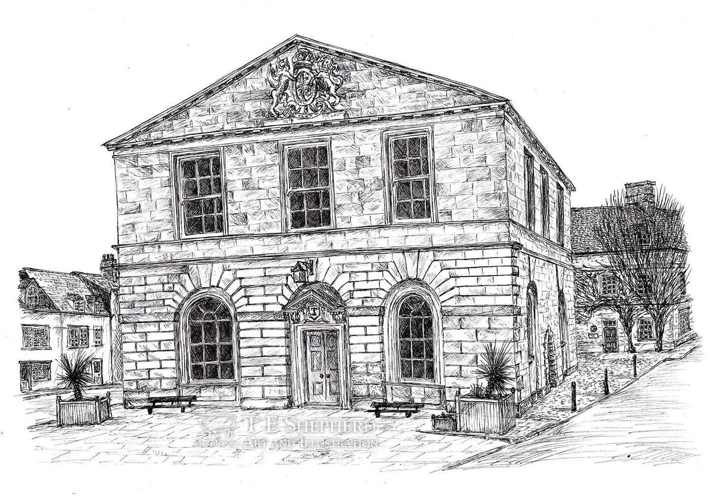 Town Hall, Woodstock, Oxfordshire