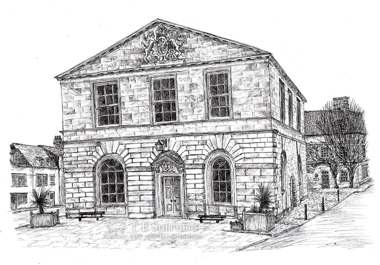 Town Hall, Woodstock, Oxfordshire