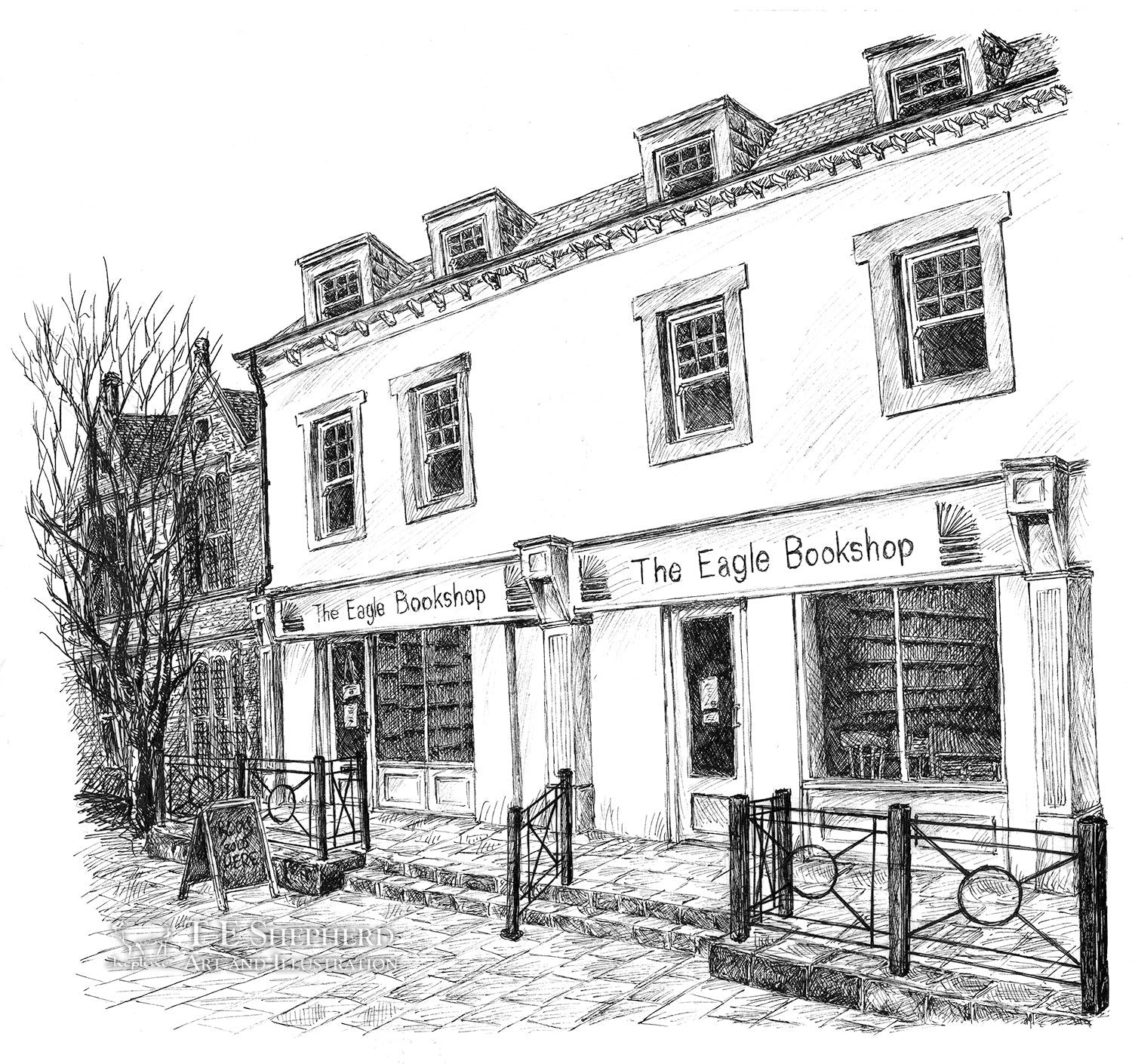 The Eagle Bookshop, Bedford *Original*